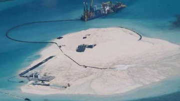Строительство искусственных островов в Южно-Китайском море