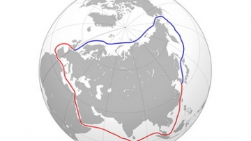северный морской путь, карта